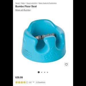 Bumbo Infant Seat with Buckle